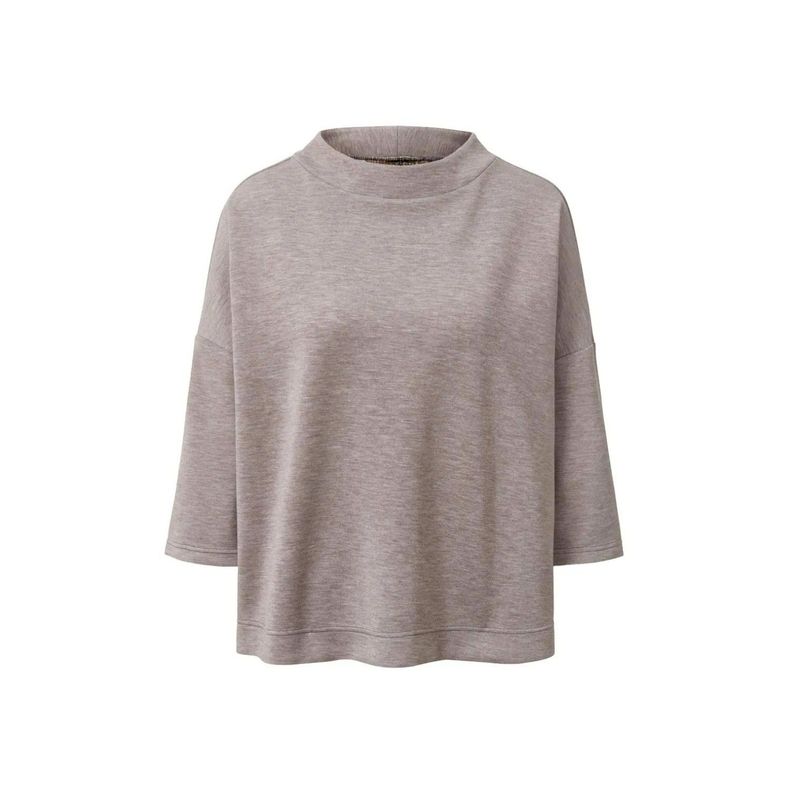 Sudadera Mangas 3/4 Taupe Mujer Tchibo-0