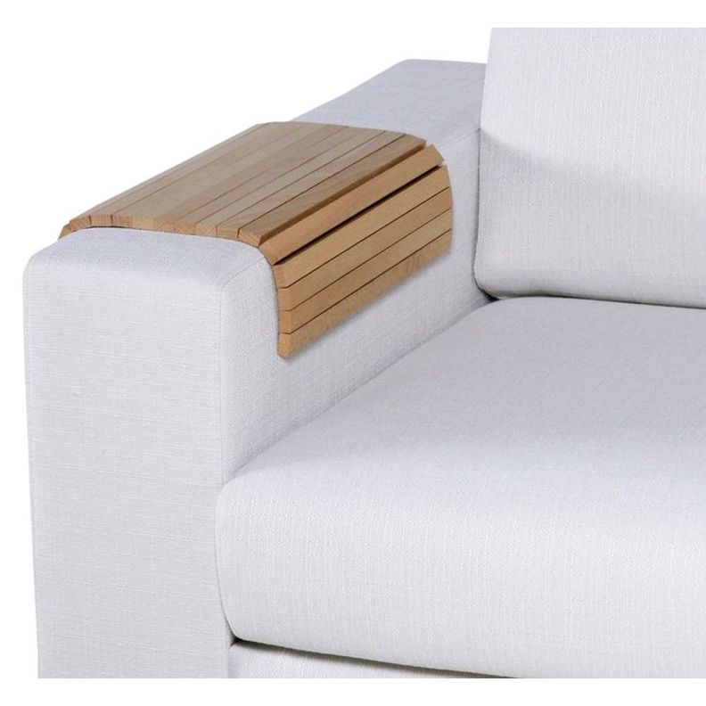 Bandeja De Sofá Sillon De Madera Teca Flexible Tchibo-1