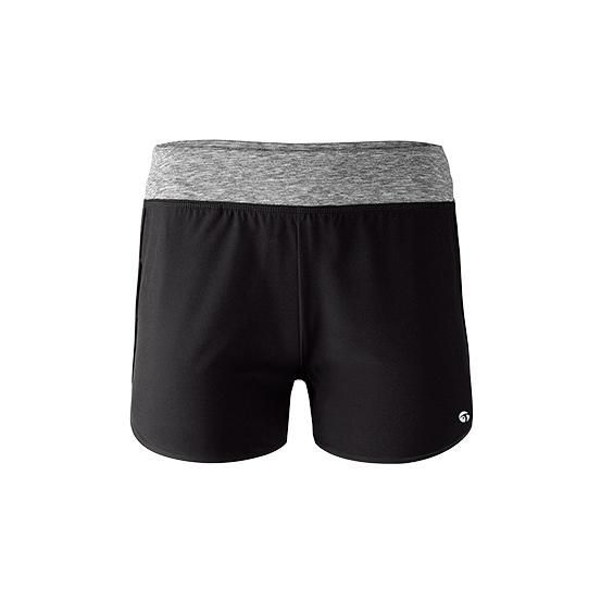 Shorts Deportivos Negro Mujer