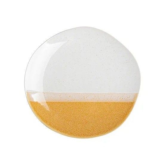 Platos Porcelana Color Forma Irregular (Set 4) Tchibo-2