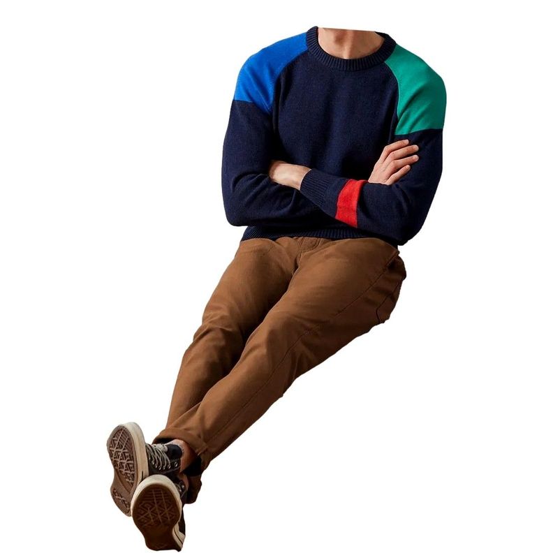 Pantalones Chino Cafe Algodon Hombre Tchibo-2