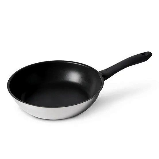 Sartén De Acero Inoxidable 24 cm Greblon Tchibo