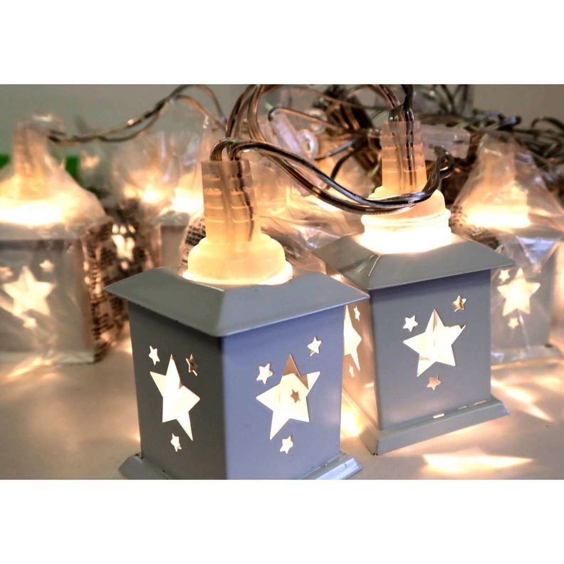 Cadena De Luces Hada LED Estrellas Tchibo -1