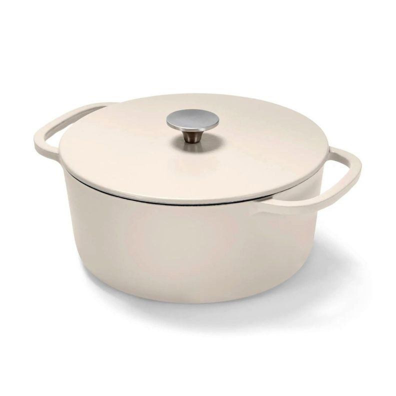 Asador De Fierro Fundido Color Crema Tchibo
