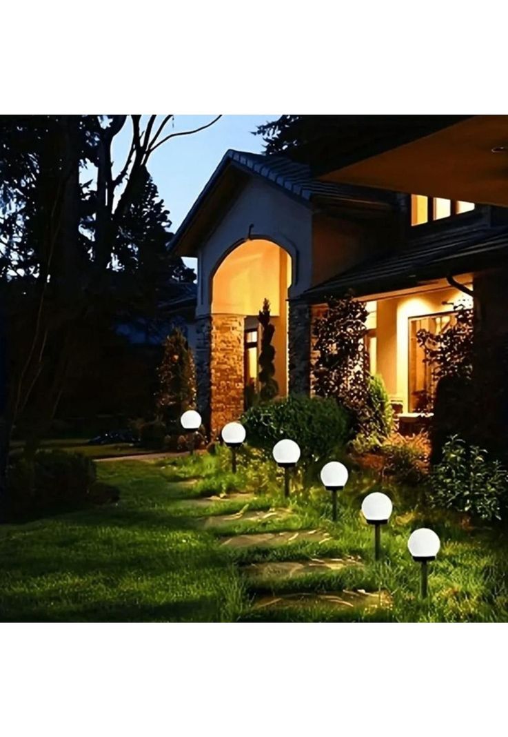 Pack 3 Foco Led Solar Lamparas Luz Solar Jardin Exterior-4