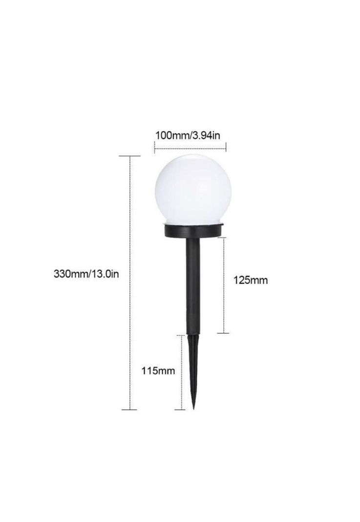 Pack 3 Foco Led Solar Lamparas Luz Solar Jardin Exterior-7