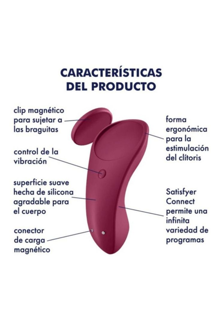 Vibrador Estimulador Pantys Control Remoto App Bt Satisfyer-7
