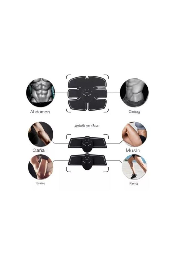 Kit Electrofisico Electroestimulador Muscular Fitness 3 En 1-6
