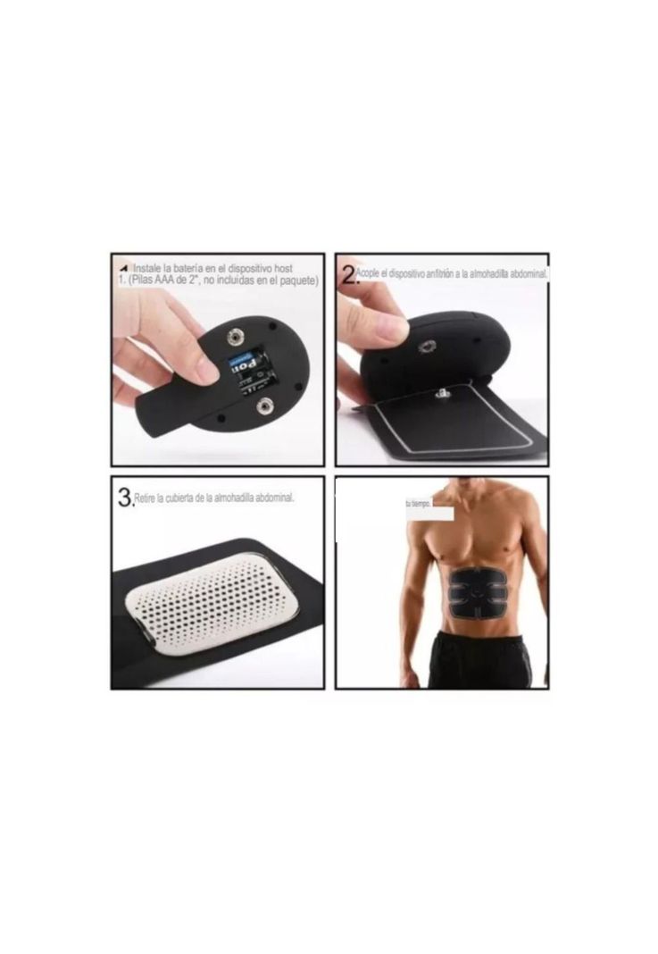 Kit Electrofisico Electroestimulador Muscular Fitness 3 En 1-8