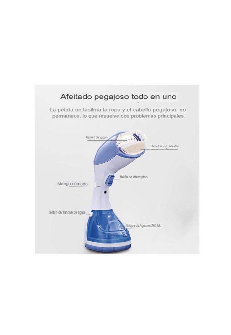 Plancha De Vapor Portátil Vertical 1500w 280ml-6