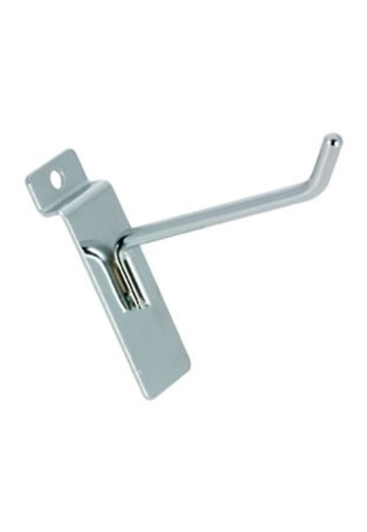 Gancho Exhibidor 15cm Panel Ranurado Pack De 10 Alta Calidad-0