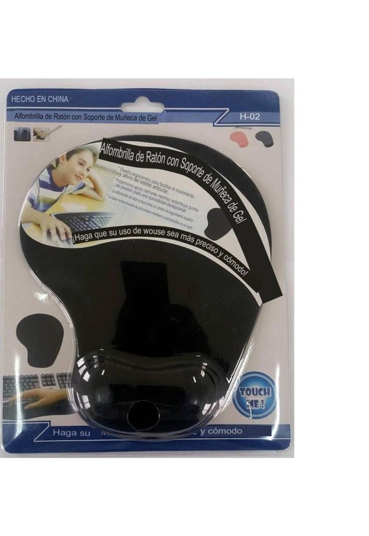 Mousepad Ergonómico con Gel - Soporte para Muñeca-0