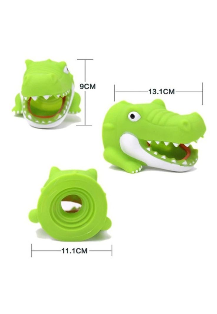 Extensor Para Llave Lavamanos Baño Niños Silicona Cocodrilo-1