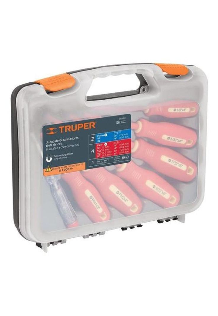 Destornillador Aislado Juego De 7 Piezas Truper 1000v Diseno 1