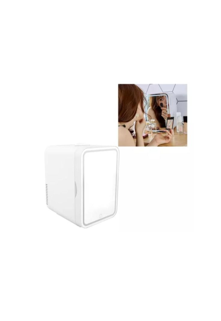 MINI REFRIGERADOR CON ESPEJO SKIN CARE 4L FRIO Y CALIENTE-1