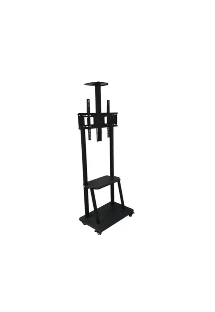 Soporte Tv Base Pedestal Con Ruedas Monitor 32 A 72p 155cm-3