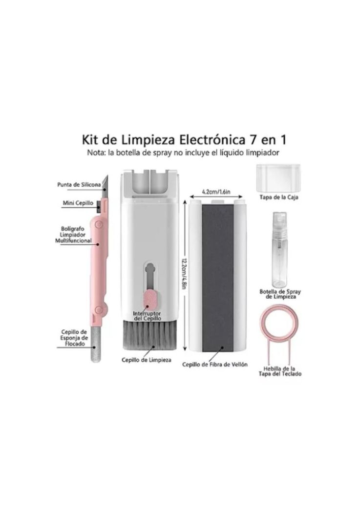 Brocha Limpiador Multifuncional Para Notebook Y Pc 7 En 1-3