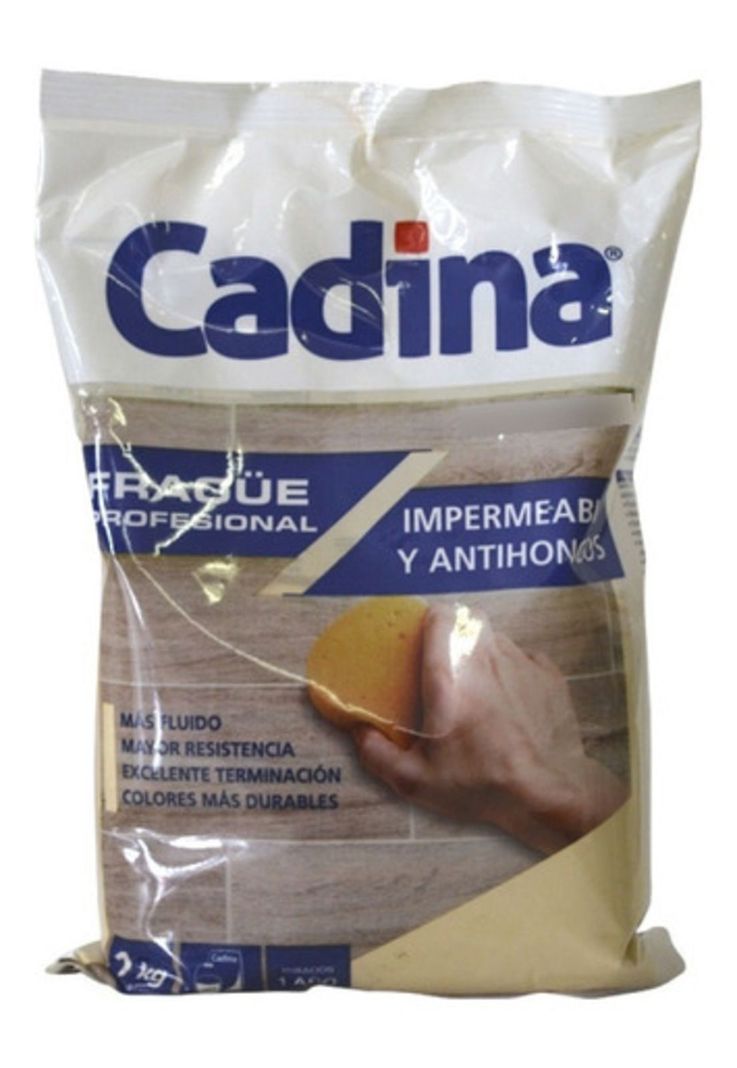 Frague Fluido Gris 1kg Impermeable Antihongos Cadina-0