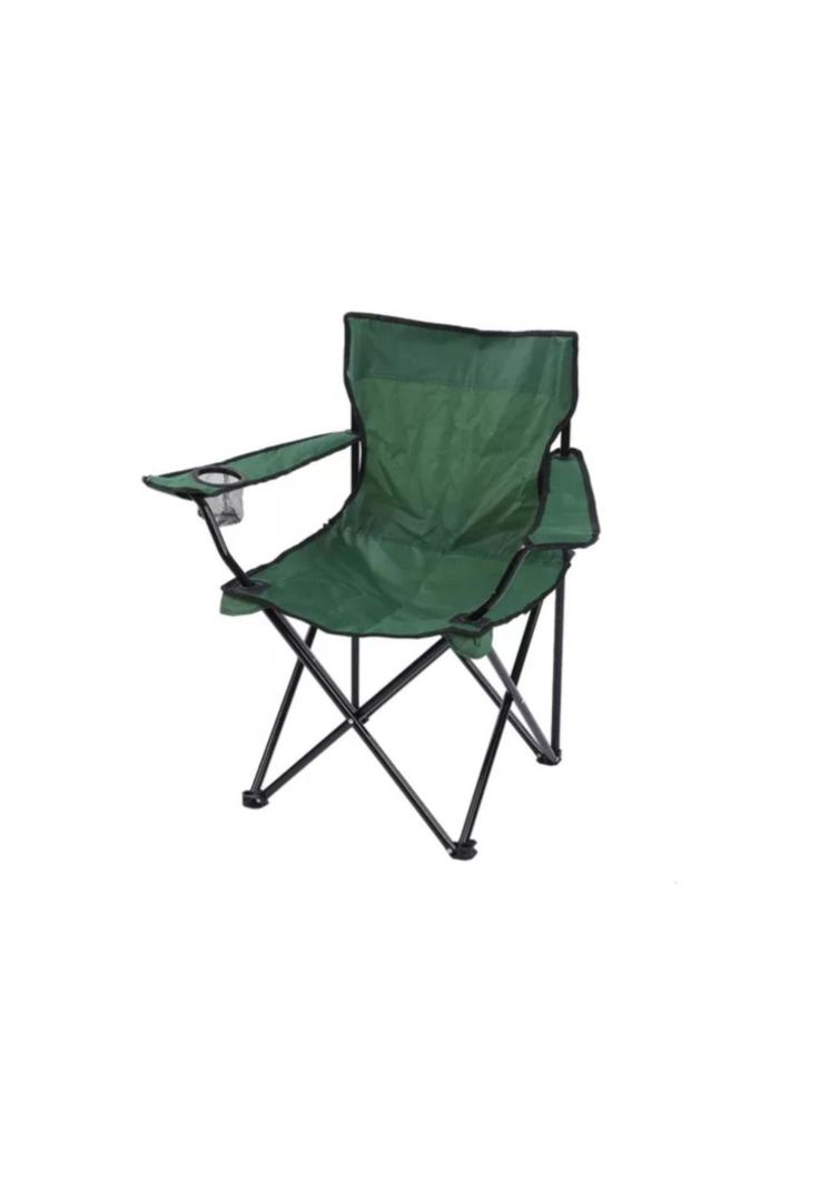 Silla Plegable De Playa Camping Pesca Picnic Con Porta Vaso