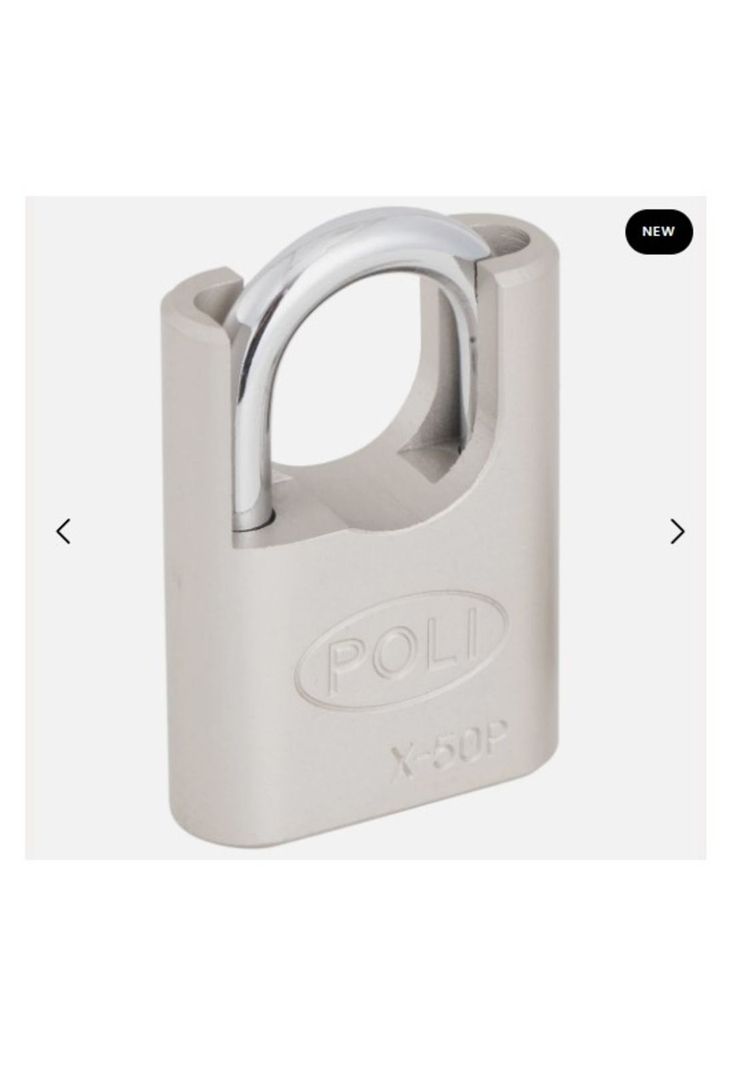 Candado Alta Seguridad Poli EXTERIOR con hombros 50mm LineaX-0