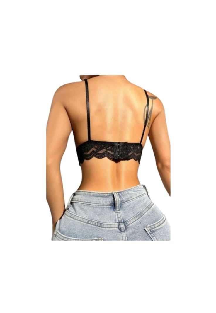 Sosten Bralette Abanico Encaje Floral-2
