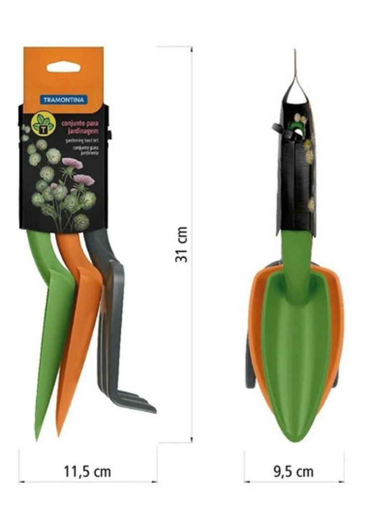 Kit Set De Herramientas Jardineria 3pzs Tramontina-1