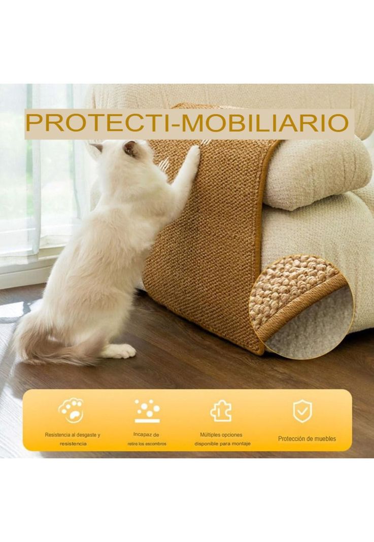 Rascador para Gatos Tipo Alfombra Sisal Trilipet-2