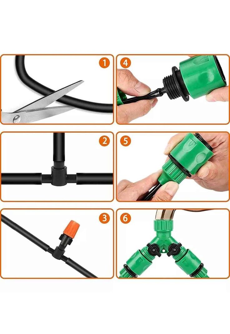 Kit De Riego Sistema Automático Goteo 40m 158pcs-1