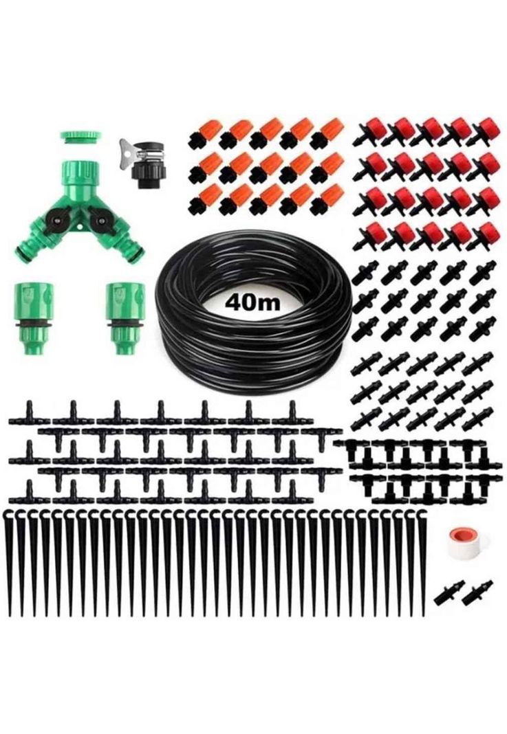 Kit De Riego Sistema Automático Goteo 40m 158pcs-3