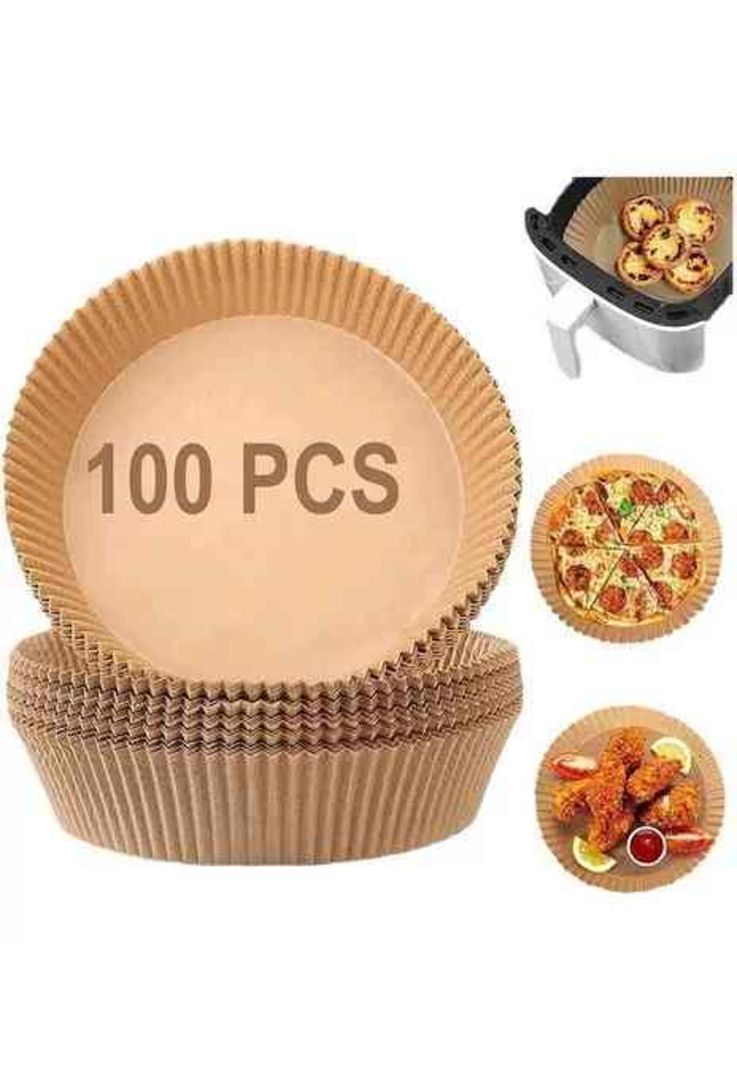 Forros Desechables Antiadherente Freidora 100 Pcs Air Fryer-0