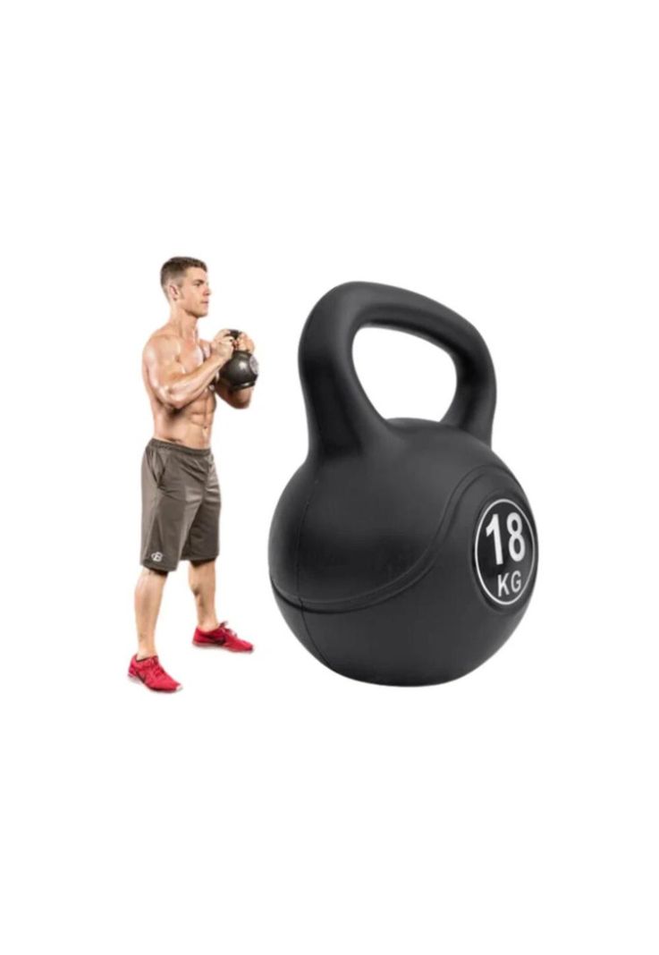 Pesa Rusa 18 Kg Kettlebell Mancuerna Entrenamiento Fitness-4