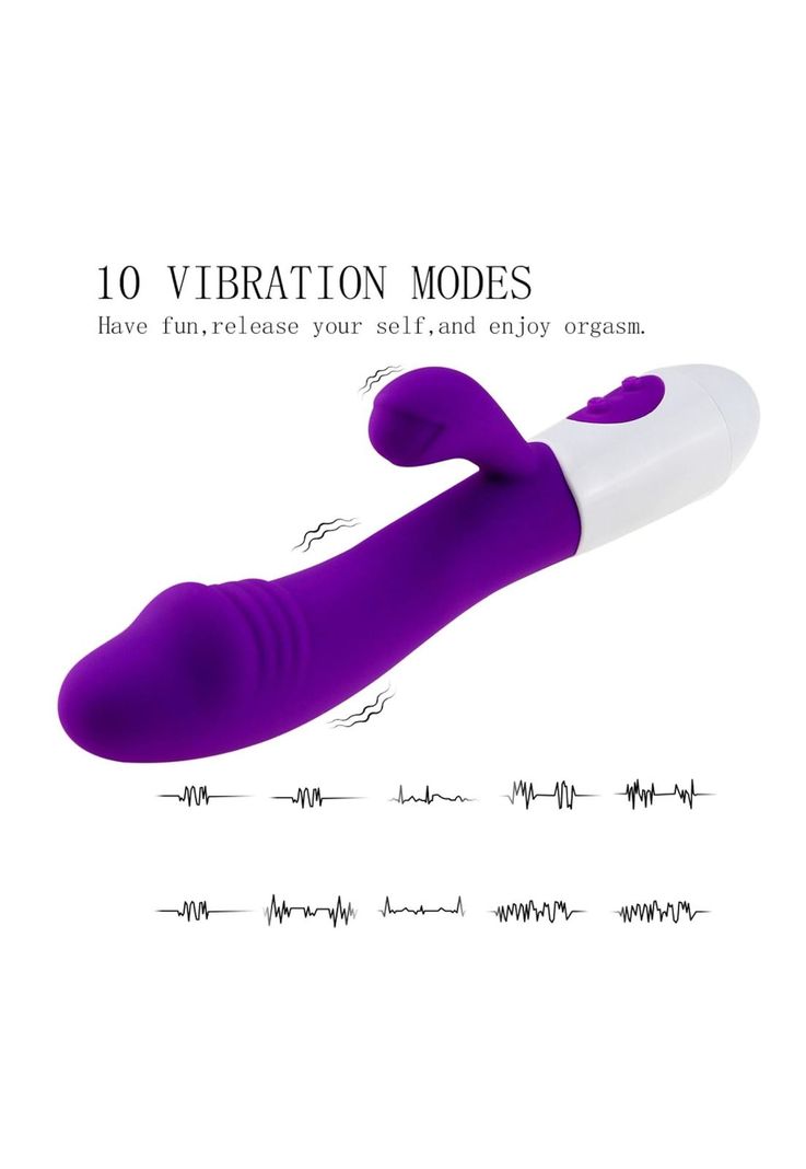 Vibrador Consolador Conejo (punto G, Clítoris Y Vagina).-2