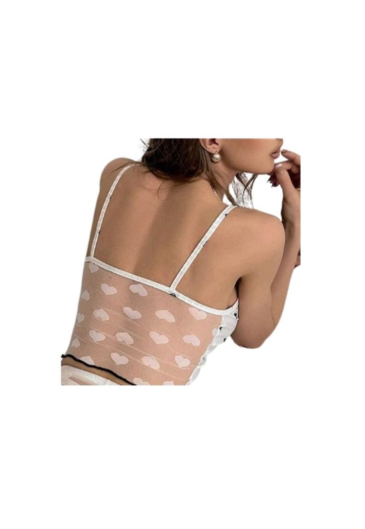 Pijama Sexy Lencería 2Piezas Encaje Malla Transparente Mujer-4