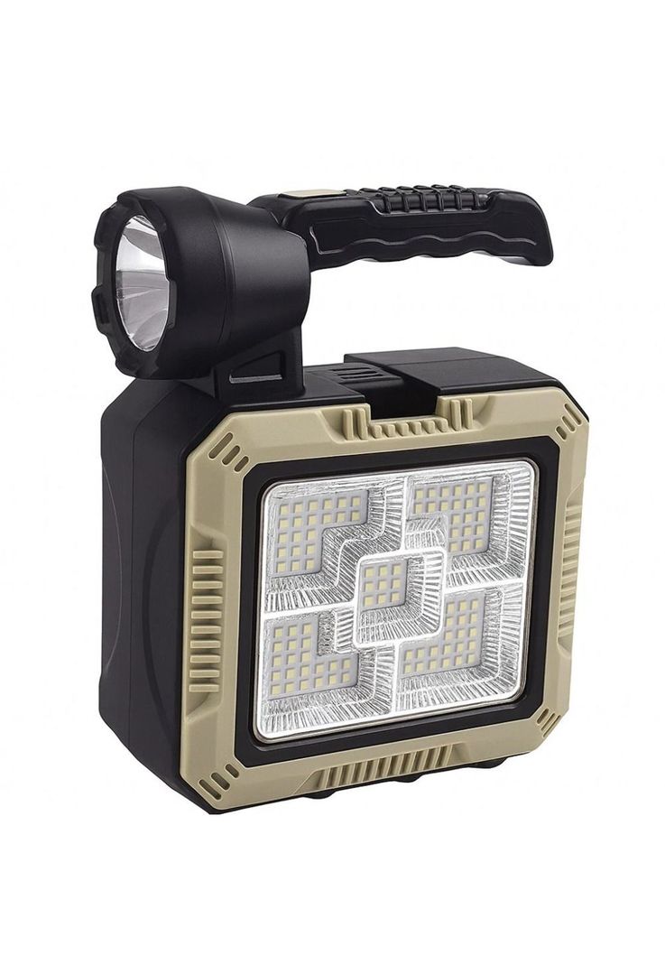 Linterna LED Solar Recargable con Herramientas Integradas