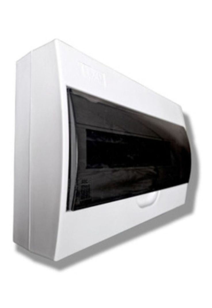 Tablero Sobrepuesto Pvc Lexo 18 Polos Tapa Color Humo Lwsd18-1