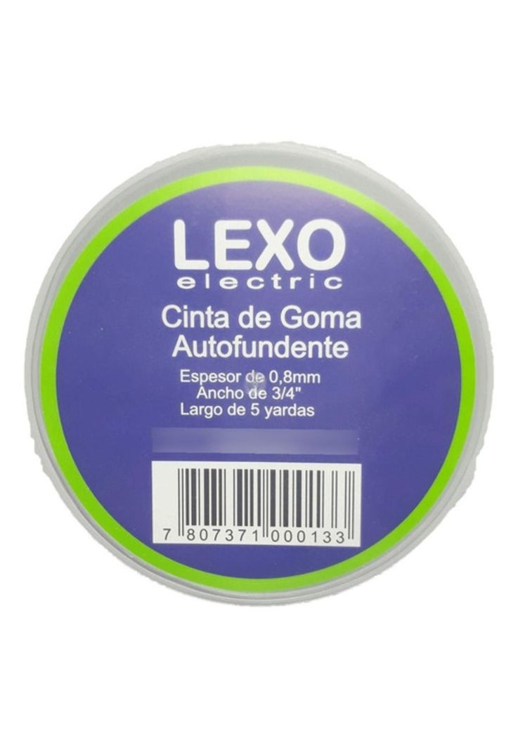 Cinta De Goma Autofundente 0.8mm 3/4 5mts Lexo Electric-0