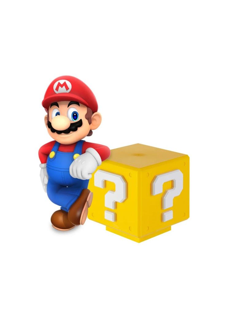 Lámpara Luces Mario Bros Nintendo Cubo Led Gamer Con Sonido-0