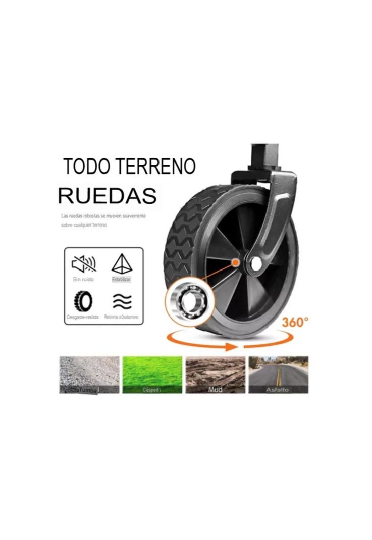 Carrito Arrastre Para Compras Plegable Para Camping Y Picnic-2