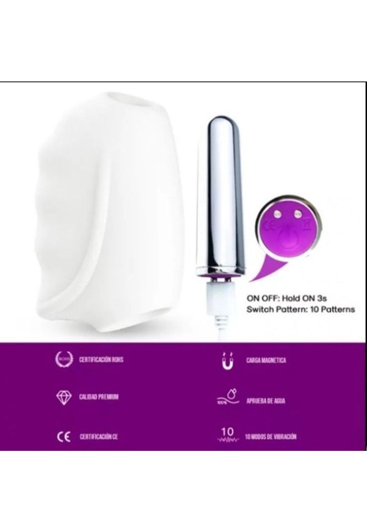 Vibrador Masturbador Pocket Mini 10 Velocidades Original-2