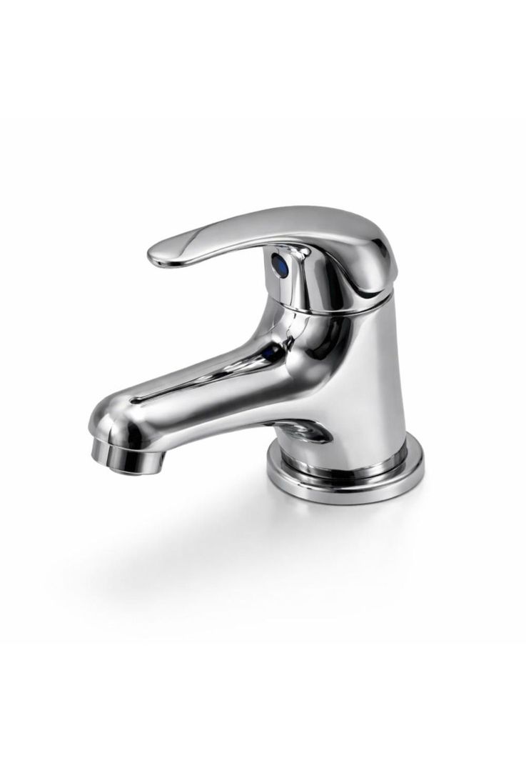 Llave Monomando Lavamanos Colina Fanaloza Plata