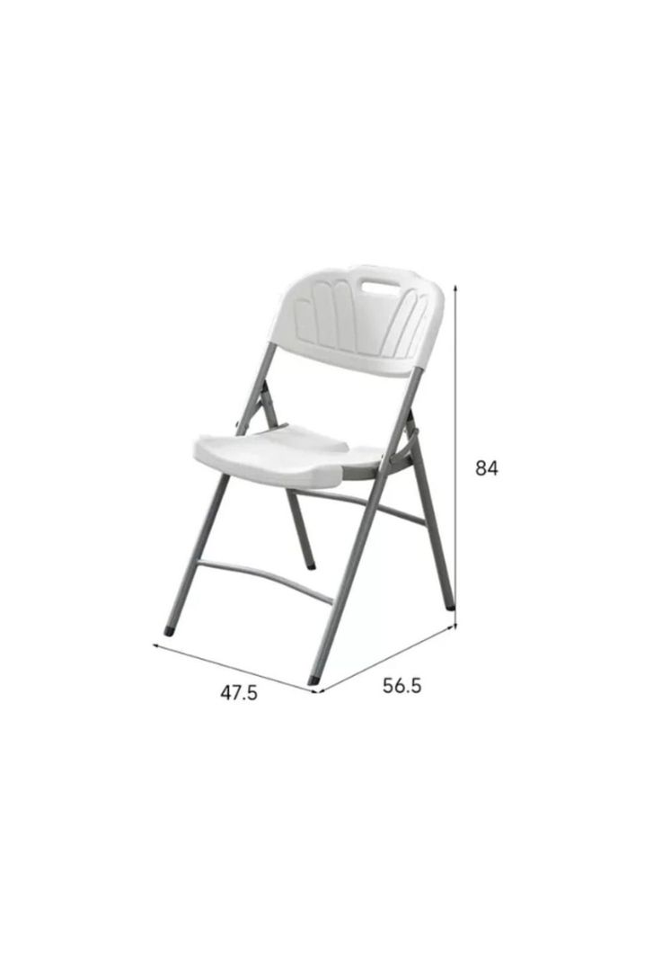 Silla Plegable De Plástico fácil de armar multifuncional-6