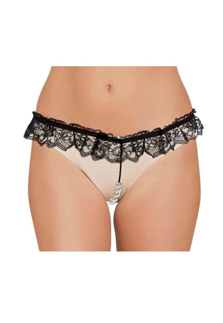 Colale con Perla Sexy Encaje Erotico Modelo 2023-9