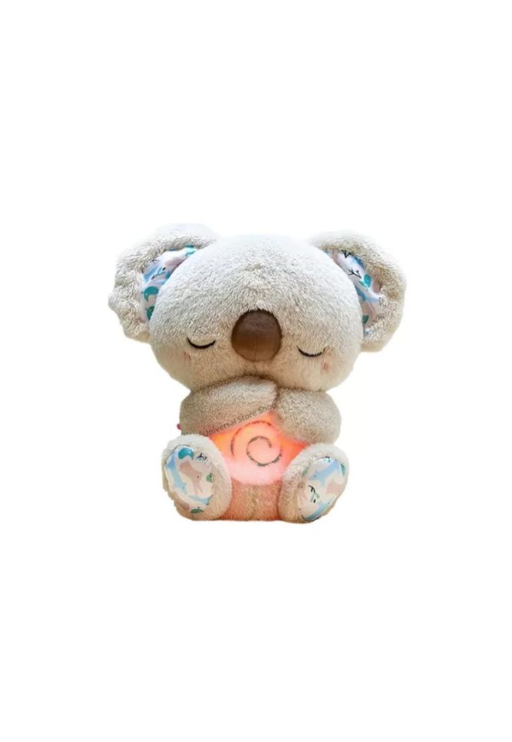 Koala Respira Real Peluche Calma Bebe Dormir Sueno Relajante Gris