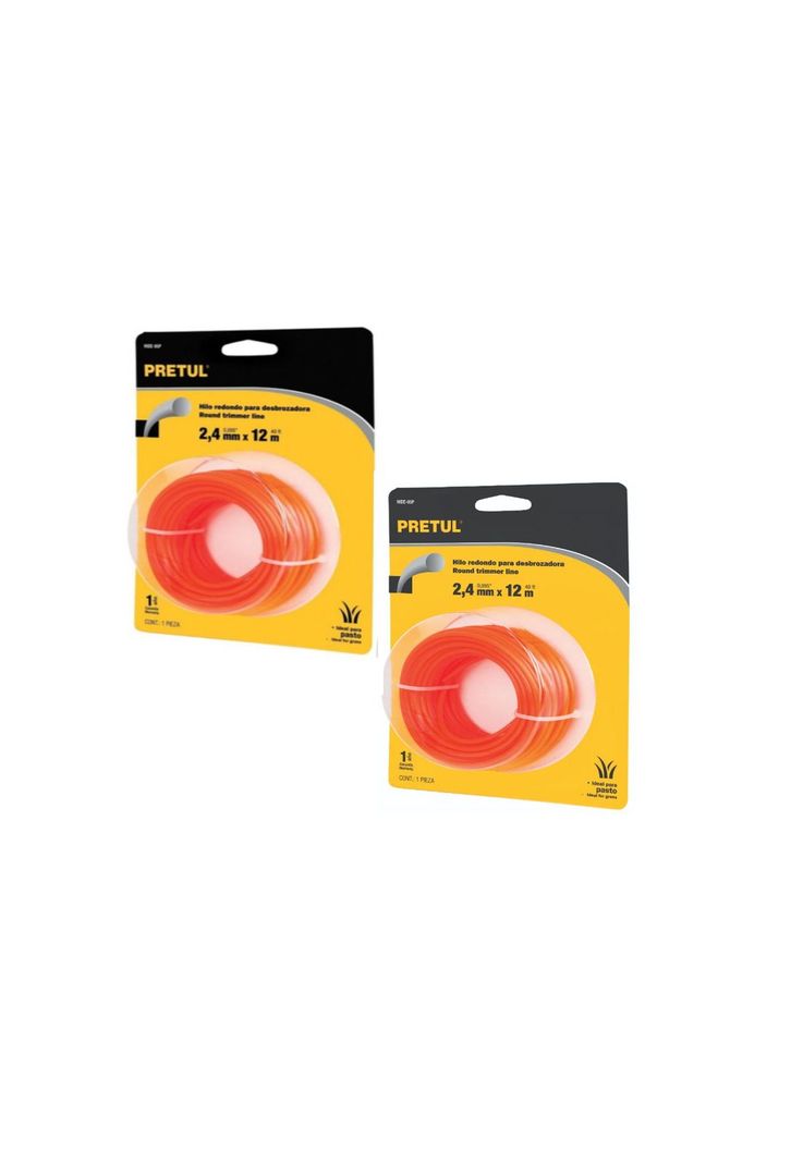 Hilo Nylon Para Orilladora 2.4mm X 12m Pretul-truper-1
