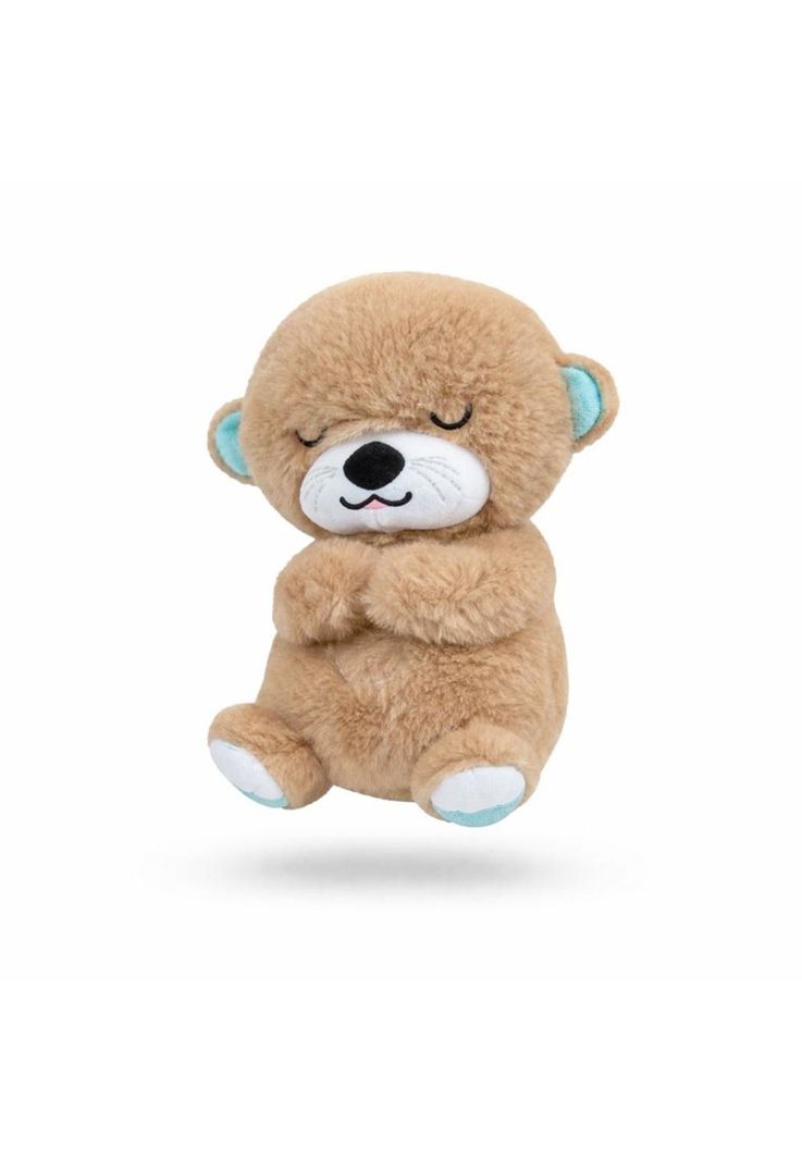 Nutria Peluche Relajante Luz Musical Juguete Respiracion
