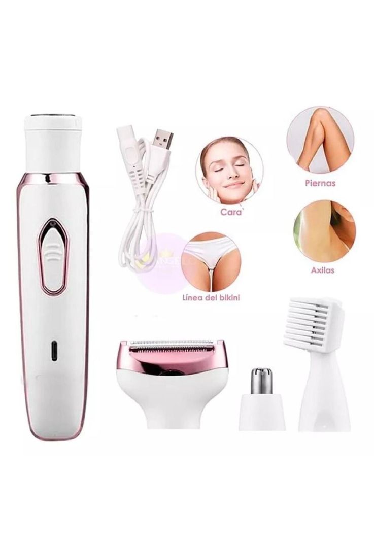 Recortadora 4 en 1 Recargable – Bikini, Nariz y Cejas-1