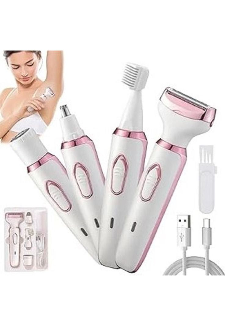 Recortadora 4 en 1 Recargable – Bikini, Nariz y Cejas-3