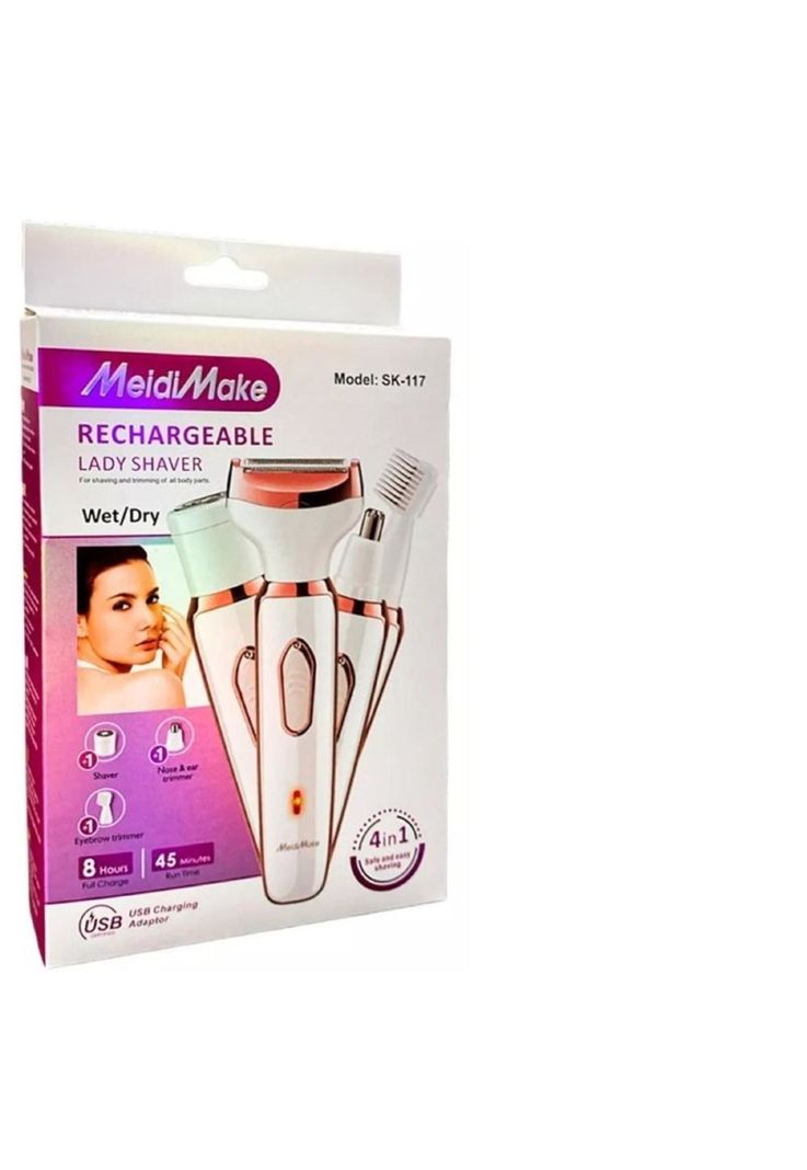 Recortadora 4 en 1 Recargable – Bikini, Nariz y Cejas-4