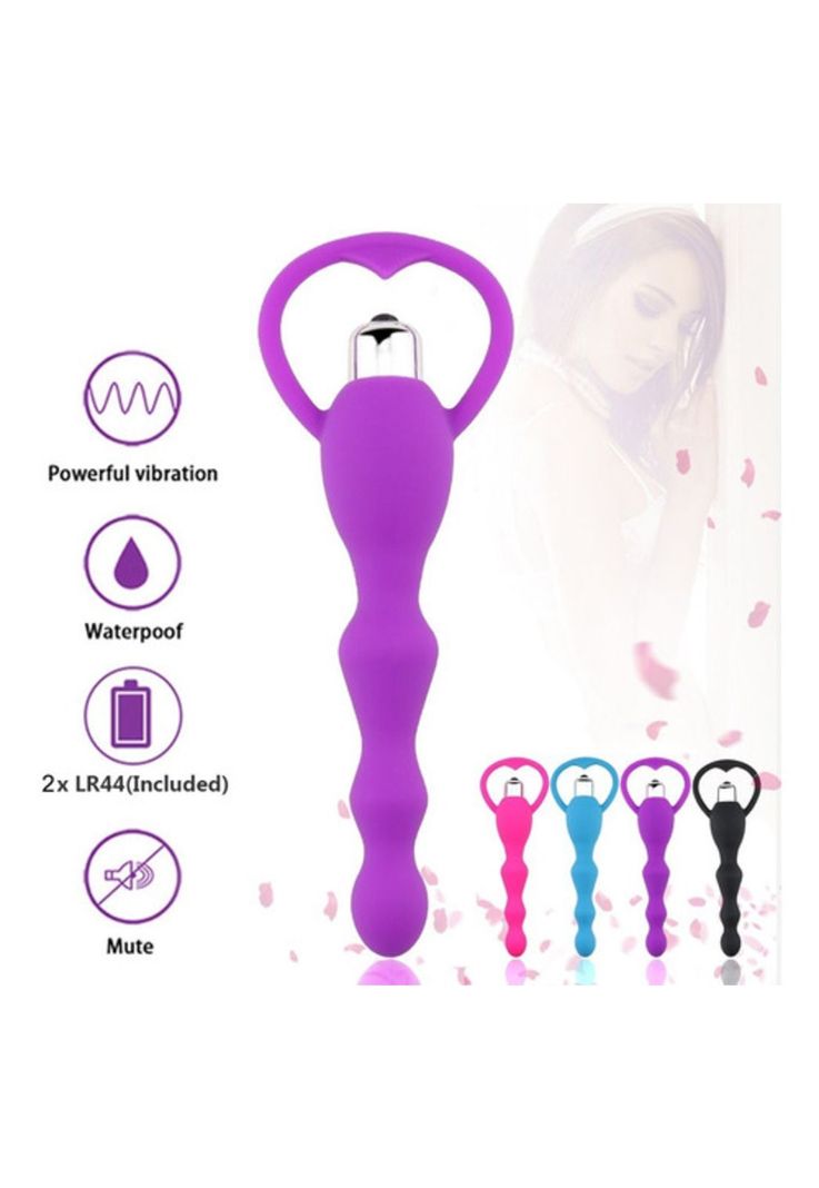 Vibrador Anal Silicona Masajeador Próstata Punto G Dildo-0