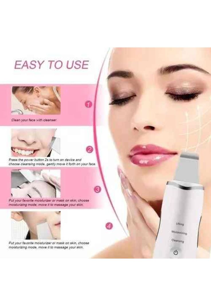 Paleta Ultrasonica Facial Limpiador Acne Limpiador 3-1-1